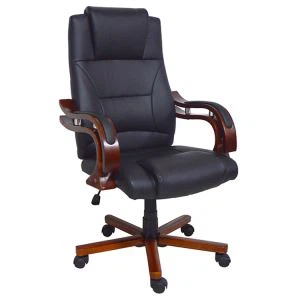 Scaun de birou Scaun executiv Mobilier din piele Recliner ergonomic CEO Boss Scaun de birou rotativ cu accent Y-2708